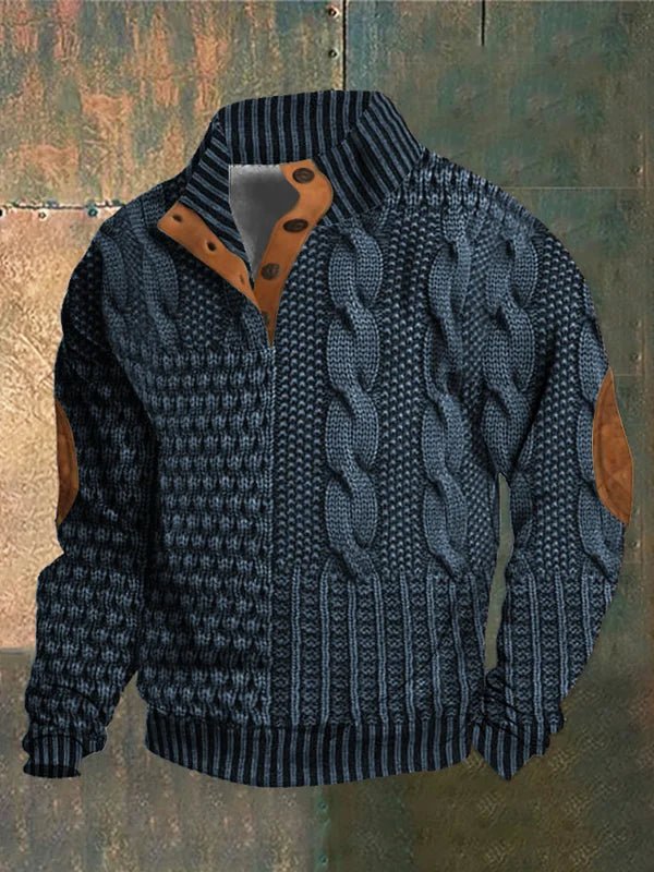 PIERCE | Vintage Print Sweater