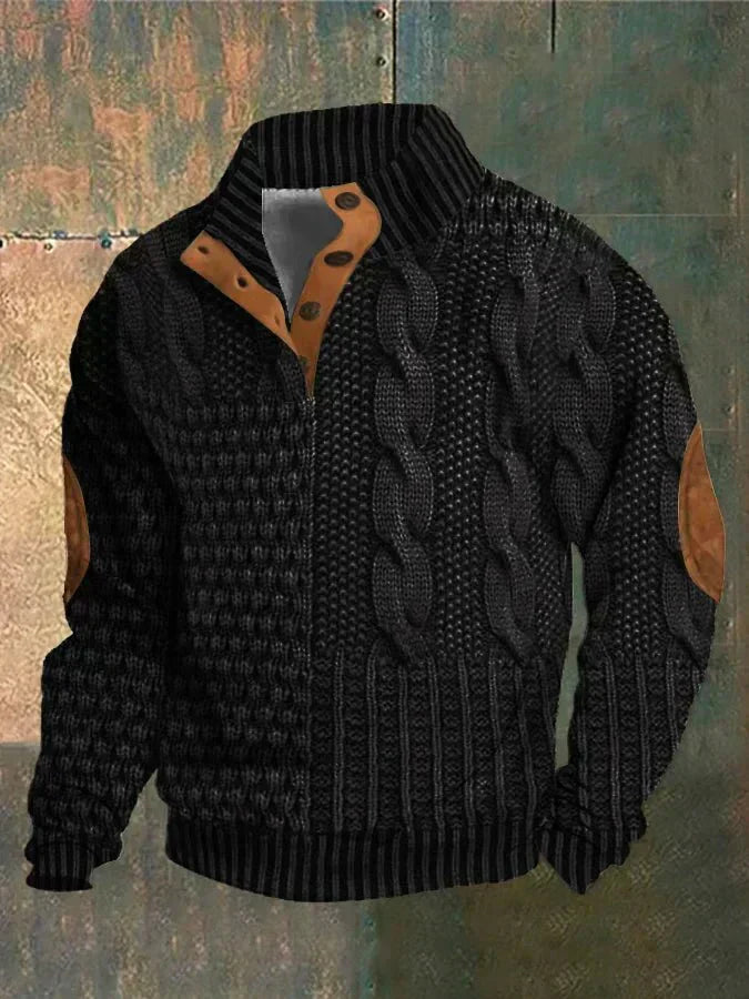 PIERCE | Vintage Print Sweater