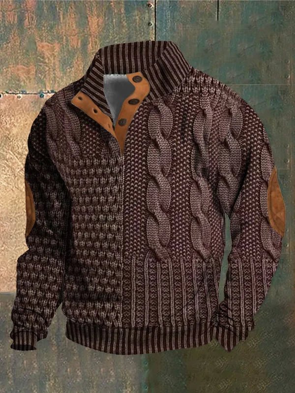 PIERCE | Vintage Print Sweater