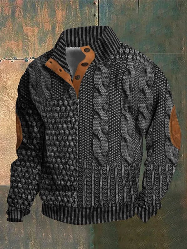PIERCE | Vintage Print Sweater