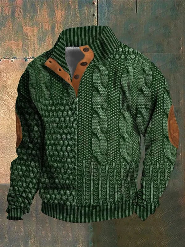 PIERCE | Vintage Print Sweater