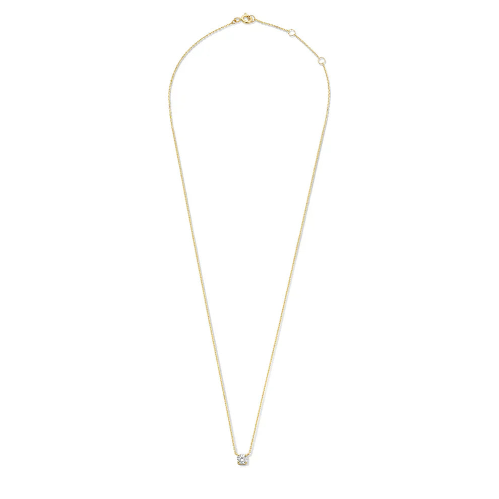 Ysavienna | Collier pierre de moissanite en or 14 carats