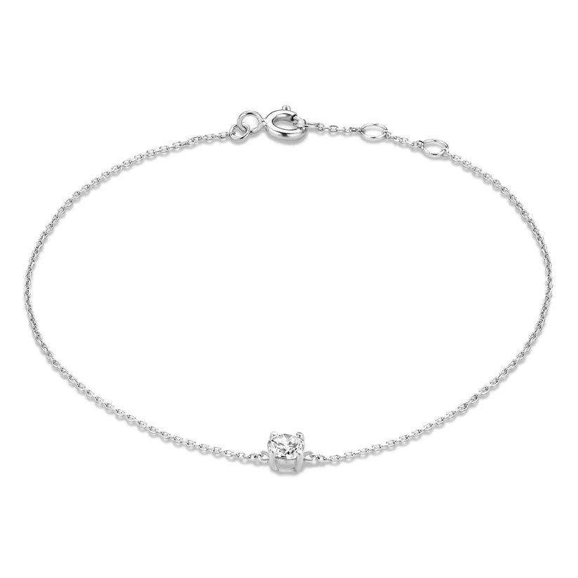 Dalynette | Bracelet avec pierres de moissanite en or 14 carats