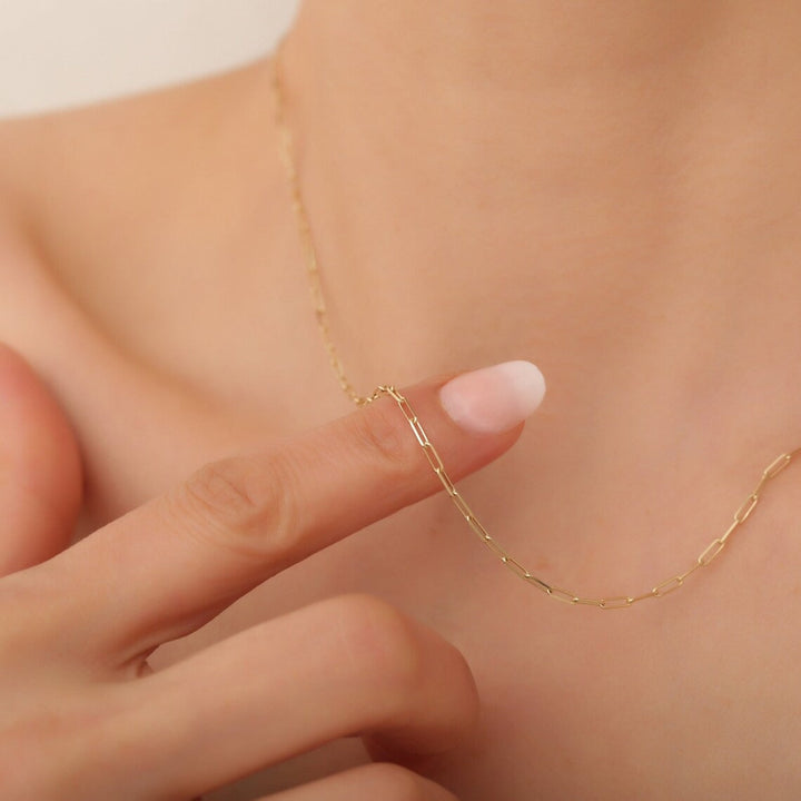Tiaralynn | Petit Collier Papier Or 18 carats