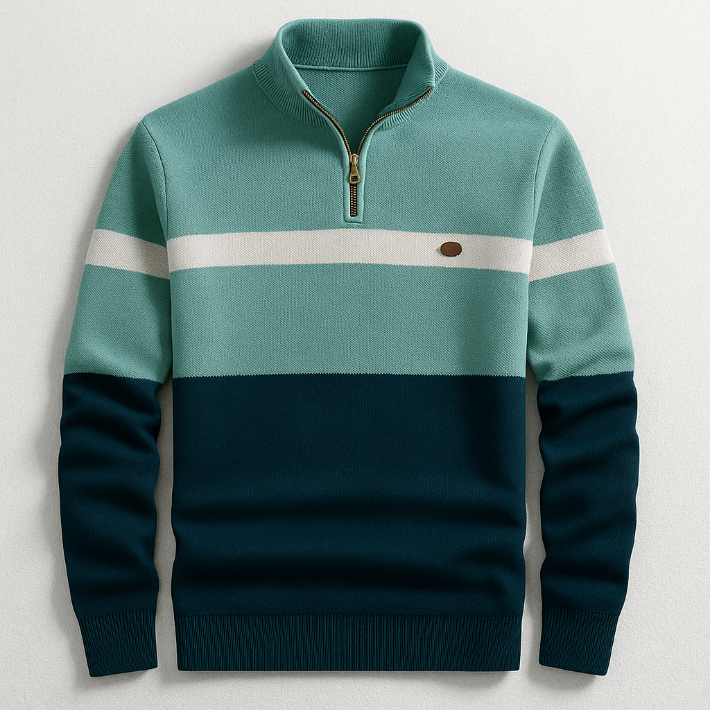 JASON | Felpa con mezza zip