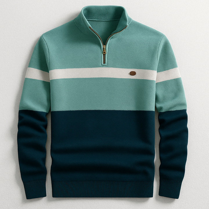 JASON | Felpa con mezza zip