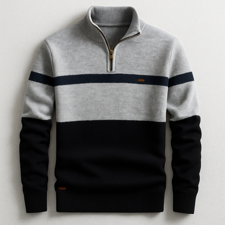 JASON | Felpa con mezza zip