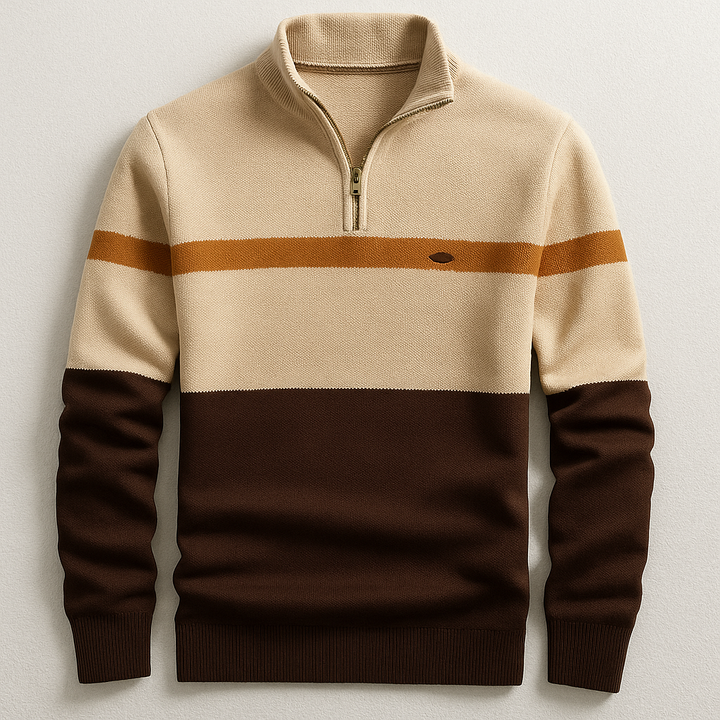 JASON | Felpa con mezza zip