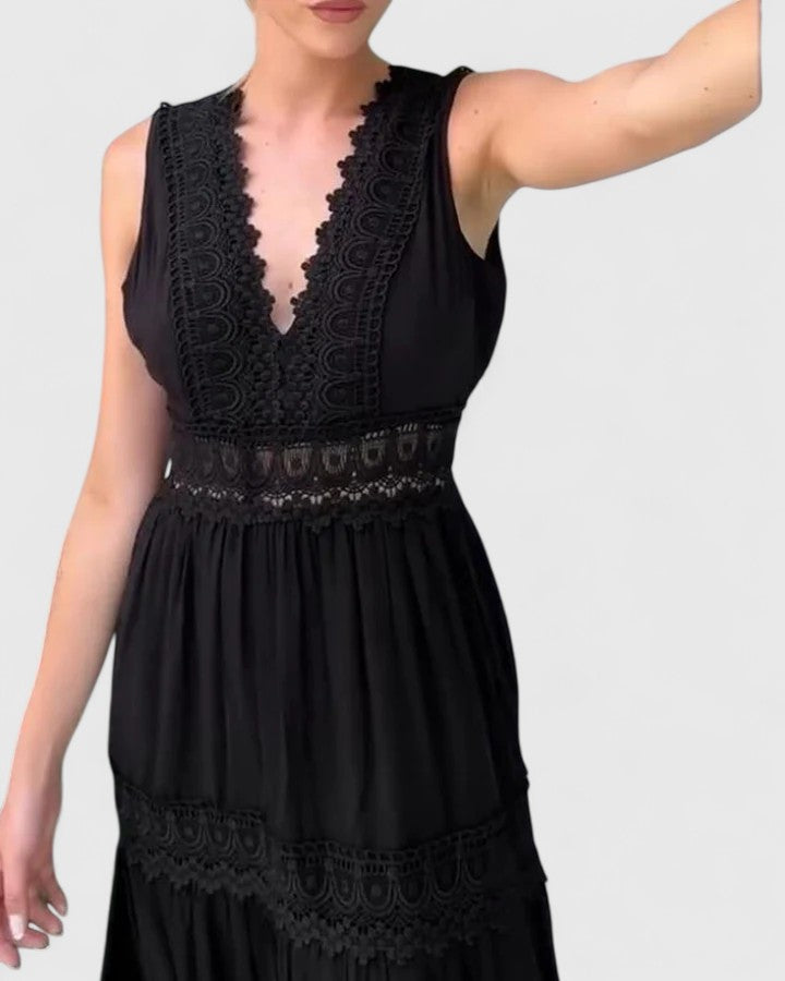 Alena | Robe midi élégante