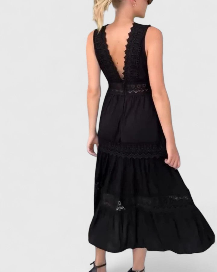 Alena | Robe midi élégante