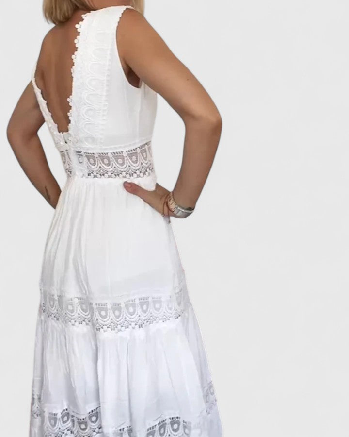 Alena | Robe midi élégante