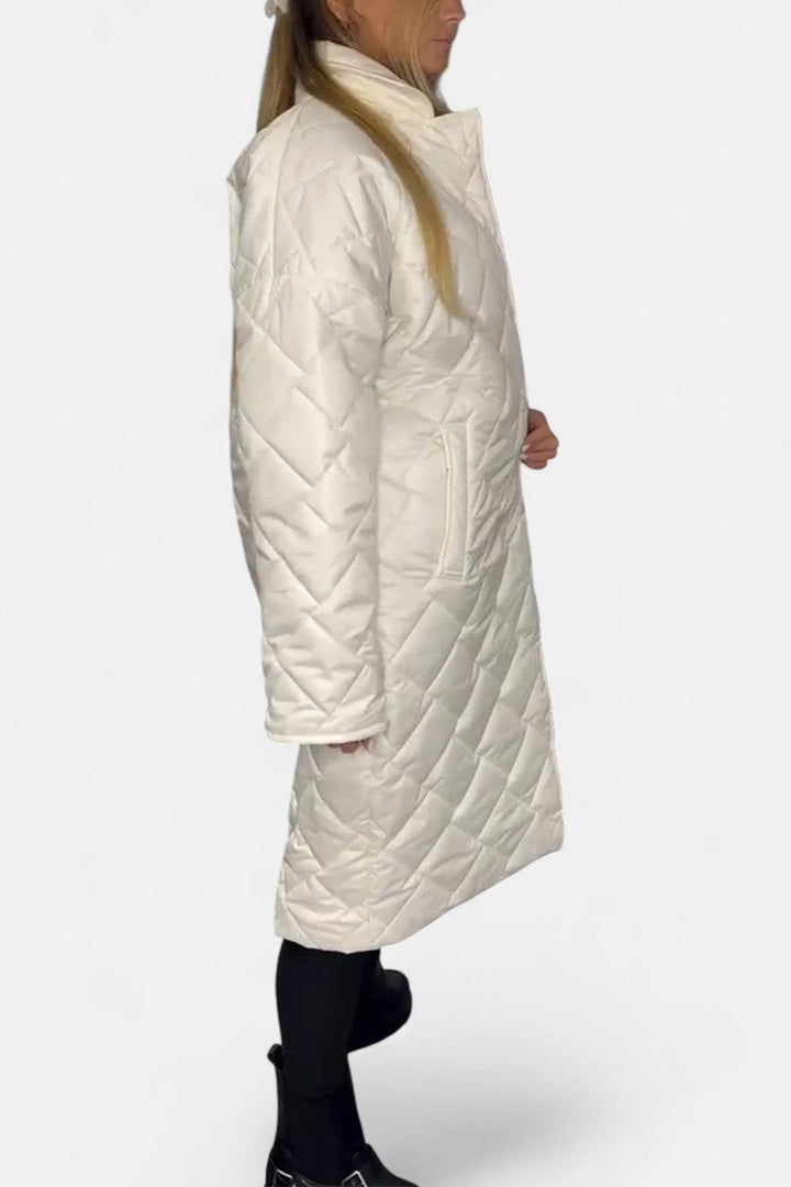 Ofira – Manteau matelassé avec doublure léopard