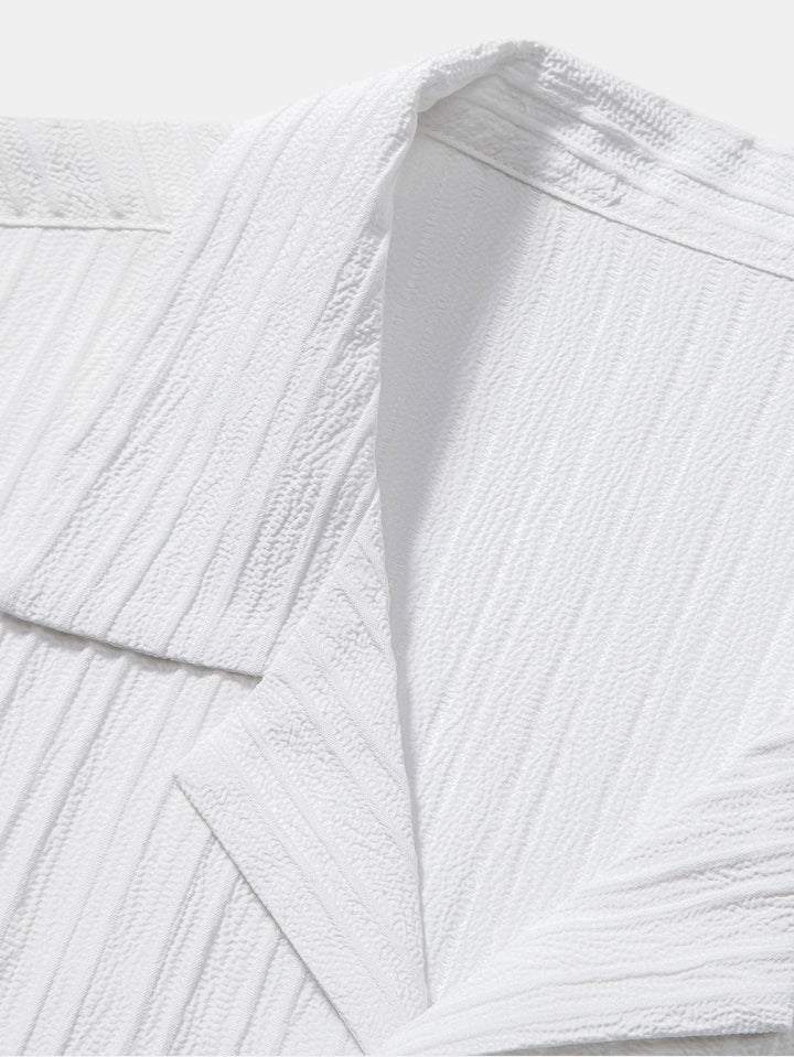 Men’s Summer Set – Short Shirt & Straight Pants