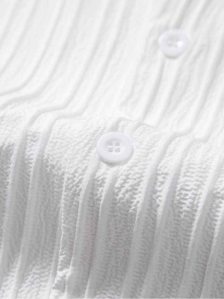 Men’s Summer Set – Short Shirt & Straight Pants