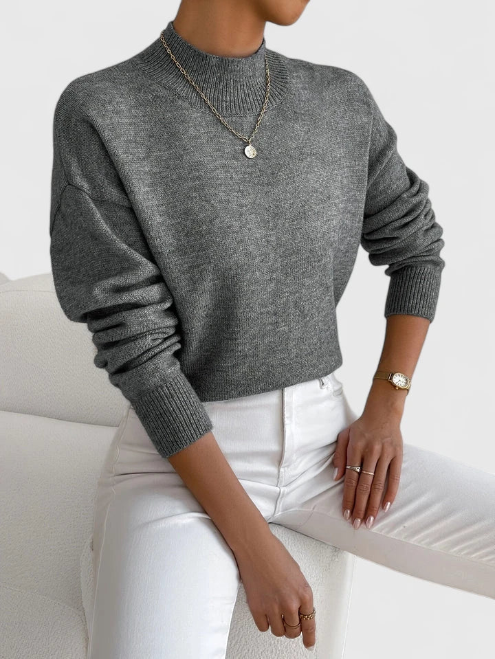 Marchelina | Elegante Maglione a Collo Alto
