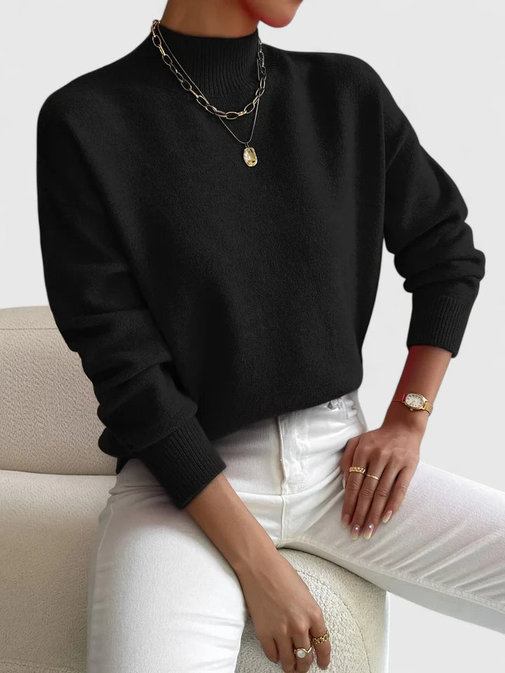 Marchelina | Elegante Maglione a Collo Alto