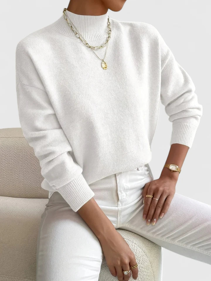 Marchelina | Elegante Maglione a Collo Alto