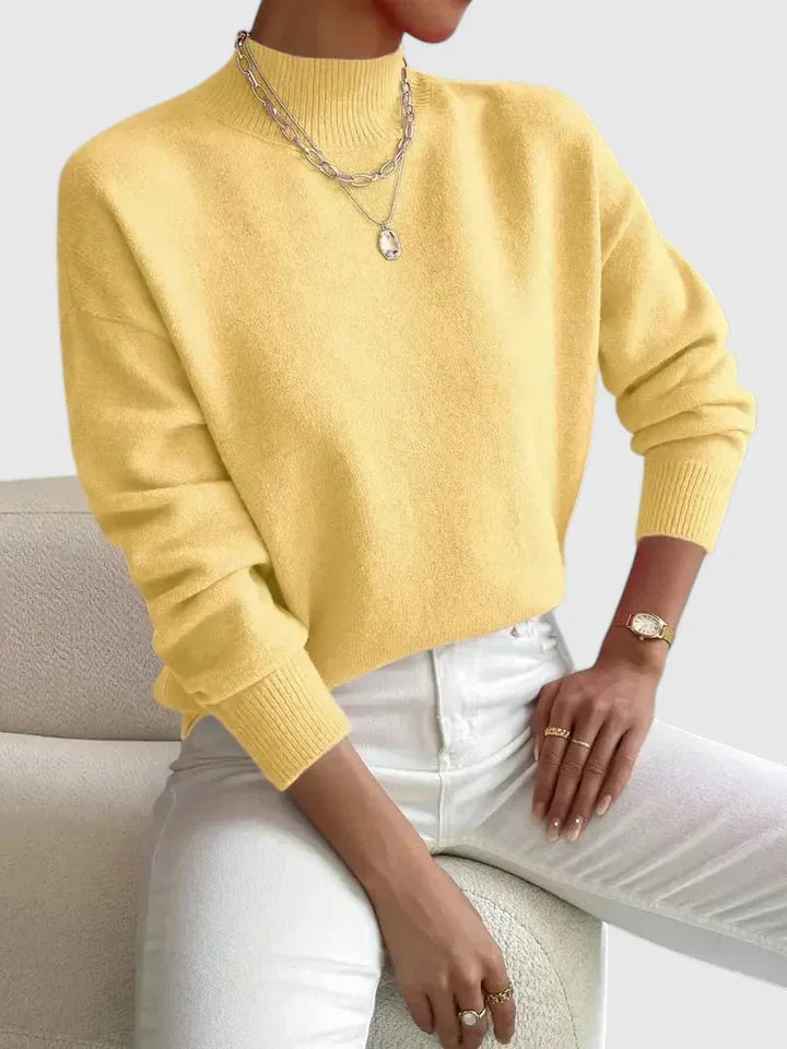 Marchelina | Elegante Maglione a Collo Alto