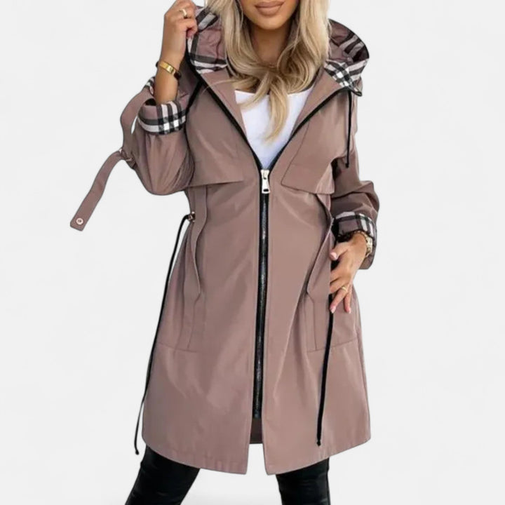 Orla | Manteau zippé imperméable et coupe-vent