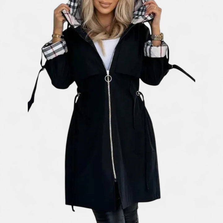 Orla | Manteau zippé imperméable et coupe-vent