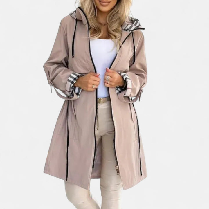 Orla | Manteau zippé imperméable et coupe-vent