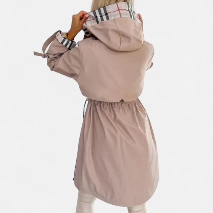 Orla | Manteau zippé imperméable et coupe-vent