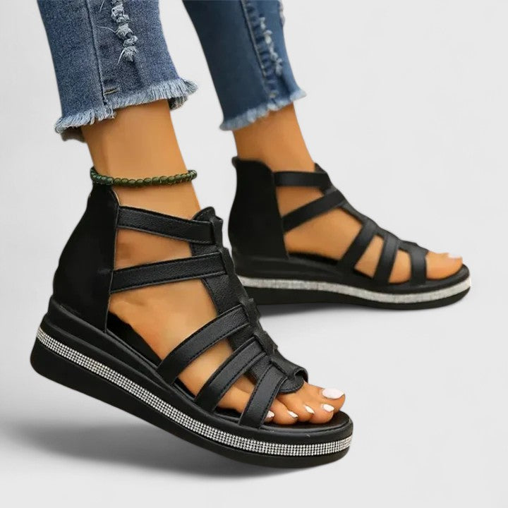 Kendall | Ortopedické sandály se štrasem