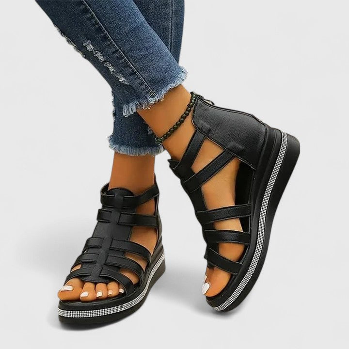 Kendall | Ortopedické sandály se štrasem