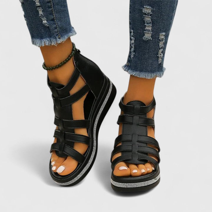 Kendall | Ortopedické sandály se štrasem