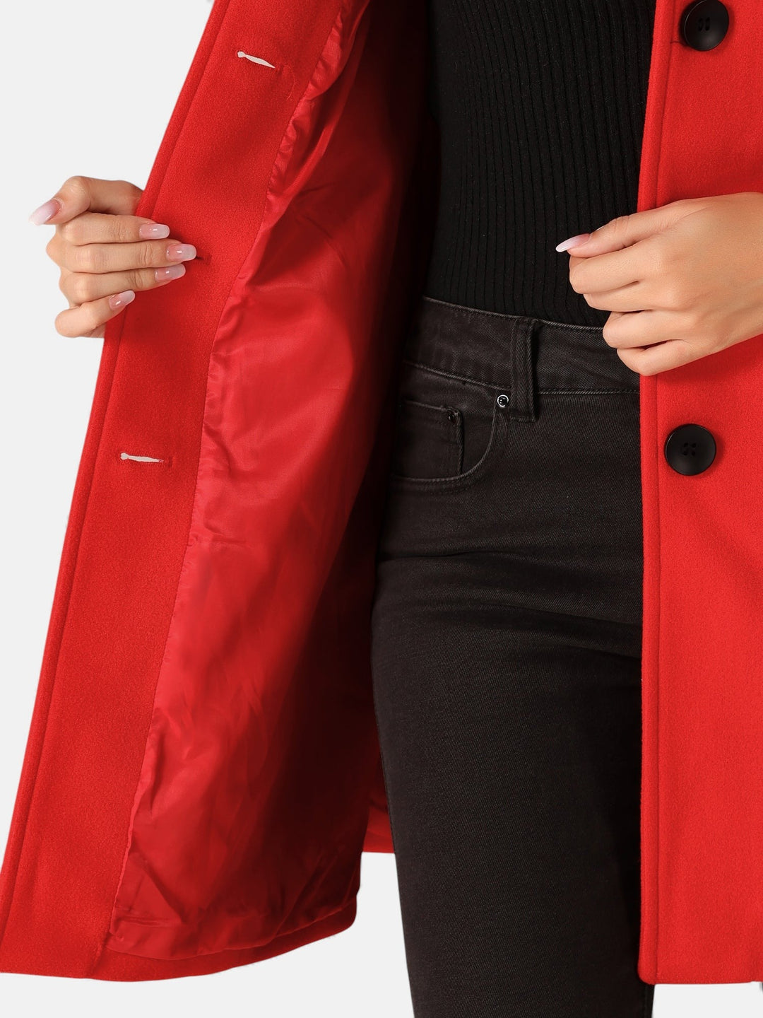 Josephine | Trench-coat d'hiver pour femme à simple boutonnage